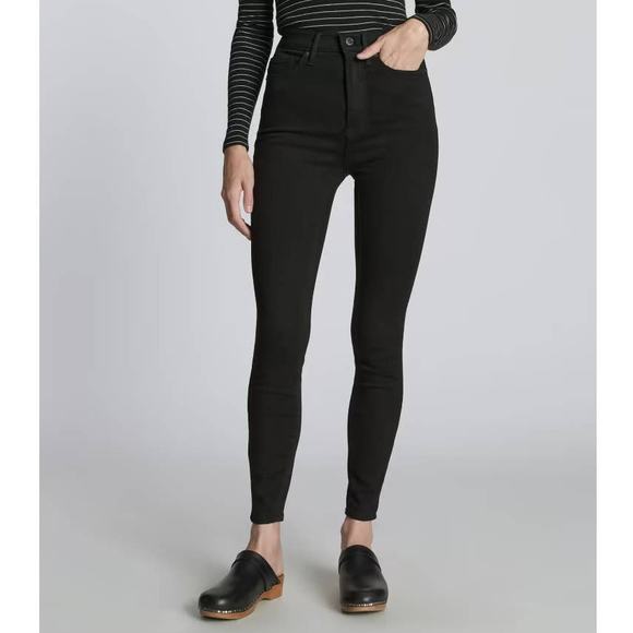 New Everlane The Curvy Way-High Rise Skinny Jean Organic Cotton Women's 35R NWT - Picture 1 of 11